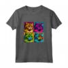 Ragamuffin Cat Pop Art Design - Maglietta Colorata per Amanti dei Gatti - Regalo Perfetto per Natale o Compleanni