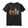 Ragamuffin Tazze Caffè Caffè Santa Cat Maglietta - Regalo Unico per Cat Mom e Cat Dads questo Natale - Design Retro Catmas Gatti