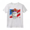 Ragamuffin Cat 4 luglio Bandiera Americana Patriottica Maglietta - Design Divertente per Uomini, Donne e Bambini