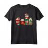 Ragamuffin Tazze Caffè Caffè Santa Cat Maglietta - Regalo Natalizio per Amanti dei Gatti - Meowy Catmas