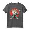 Samurai Gatto giapponese Kawaii Ninja Ragamuffin Cat Maglietta - Perfetta per gli Appassionati di Gatti e Amanti della Cultura Giapponese