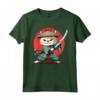 Samurai Gatto giapponese Kawaii Ninja Ragamuffin Cat Maglietta - Perfetta per gli Appassionati di Gatti e Amanti della Cultura Giapponese