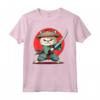 Samurai Gatto giapponese Kawaii Ninja Ragamuffin Cat Maglietta - Perfetta per gli Appassionati di Gatti e Amanti della Cultura Giapponese