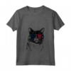 Donna Ragamuffin Cat 4th Luglio America USA Bandiera Maglietta con Collo a V - Regalo Unico per Proprietari di Gatti - Ideale per il 4 Luglio e Altre Occasioni Speciali