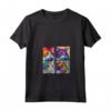 Donna Ragamuffin Cat Pop Art Design - Maglietta Colorata per Amanti dei Gatti - Ideale per Regali Unici