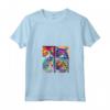 Donna Ragamuffin Cat Pop Art Design - Maglietta Colorata per Amanti dei Gatti - Ideale per Regali Unici