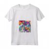 Donna Ragamuffin Cat Pop Art Design - Maglietta Colorata per Amanti dei Gatti - Ideale per Regali Unici