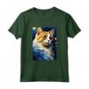 Ragamuffin Gatto Notte Stellata Pittura - Maglietta Carina per Amanti dei Gatti - Ideale per Natale, Ringraziamento o Compleanni
