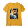 Ragamuffin Gatto Notte Stellata Pittura - Maglietta Carina per Amanti dei Gatti - Ideale per Natale, Ringraziamento o Compleanni