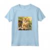 Ragamuffin Gatto Giardino Fiori Pittura - Maglietta per Pet Mamma Papà - Ideale per gli amanti dei Gatti