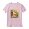 Ragamuffin Gatto Giardino Fiori Pittura - Maglietta per Pet Mamma Papà - Ideale per gli amanti dei Gatti