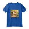 Ragamuffin Gatto Giardino Fiori Pittura - Maglietta per Pet Mamma Papà - Ideale per gli amanti dei Gatti