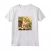 Ragamuffin Gatto Giardino Fiori Pittura - Maglietta per Pet Mamma Papà - Ideale per gli amanti dei Gatti