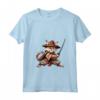 Donna Samurai Ragamuffin Gatto Giapponese Kawaii Ninja Cat Maglietta - Design Intricato per Appassionati di Gatti e Cultura Giapponese