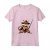 Donna Samurai Ragamuffin Gatto Giapponese Kawaii Ninja Cat Maglietta - Design Intricato per Appassionati di Gatti e Cultura Giapponese