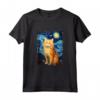 Ragamuffin Gatto Notte Stellata - Maglietta per Amanti dei Gatti - Regalo Carino per Natale o Compleanno