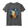 Ragamuffin Gatto Notte Stellata - Maglietta per Amanti dei Gatti - Regalo Carino per Natale o Compleanno