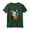Ragamuffin Gatto Notte Stellata - Maglietta per Amanti dei Gatti - Regalo Carino per Natale o Compleanno