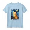 Ragamuffin Gatto Notte Stellata - Maglietta per Amanti dei Gatti - Regalo Carino per Natale o Compleanno