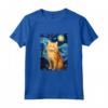 Ragamuffin Gatto Notte Stellata - Maglietta per Amanti dei Gatti - Regalo Carino per Natale o Compleanno