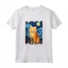 Ragamuffin Gatto Notte Stellata - Maglietta per Amanti dei Gatti - Regalo Carino per Natale o Compleanno