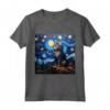Ragamuffin Cat Notte stellata - Maglietta per Amanti dei Gatti Ragamuffin - Ideale come Regalo per Proprietari di Gatti