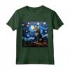 Ragamuffin Cat Notte stellata - Maglietta per Amanti dei Gatti Ragamuffin - Ideale come Regalo per Proprietari di Gatti