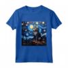 Ragamuffin Cat Notte stellata - Maglietta per Amanti dei Gatti Ragamuffin - Ideale come Regalo per Proprietari di Gatti