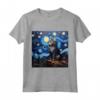 Ragamuffin Cat Notte stellata - Maglietta per Amanti dei Gatti Ragamuffin - Ideale come Regalo per Proprietari di Gatti