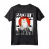 Divertente Gatto Vintage Giapponese Catzilla Ragamuffin Maglietta - Ideale per Amanti dei Gatti - Regalo per Amici e Familiari
