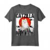 Divertente Gatto Vintage Giapponese Catzilla Ragamuffin Maglietta - Ideale per Amanti dei Gatti - Regalo per Amici e Familiari