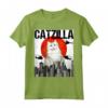 Divertente Gatto Vintage Giapponese Catzilla Ragamuffin Maglietta - Ideale per Amanti dei Gatti - Regalo per Amici e Familiari