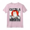 Divertente Gatto Vintage Giapponese Catzilla Ragamuffin Maglietta - Ideale per Amanti dei Gatti - Regalo per Amici e Familiari