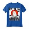 Divertente Gatto Vintage Giapponese Catzilla Ragamuffin Maglietta - Ideale per Amanti dei Gatti - Regalo per Amici e Familiari