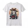 Ragamuffin Cat giapponese Samurai Kawaii Ninja Cat Maglietta - Design Unico per Amanti della Moda e dei Gatti Samurai