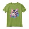 Splash Art Colorato con Faccia di Gatto Ragamuffin - Maglietta Dichiarativa di Moda per Amanti dei Gatti - Acquista T-shirt Gattino Ragamuffin Online