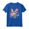 Splash Art Colorato con Faccia di Gatto Ragamuffin - Maglietta Dichiarativa di Moda per Amanti dei Gatti - Acquista T-shirt Gattino Ragamuffin Online
