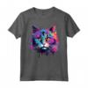 Colorato Splash Art Ragamuffin, Faccia da gatto Maglietta - Ideale per Amanti dei Gatti - Acquista Online T-shirt Gatto Ragamuffin