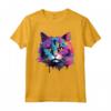 Colorato Splash Art Ragamuffin, Faccia da gatto Maglietta - Ideale per Amanti dei Gatti - Acquista Online T-shirt Gatto Ragamuffin