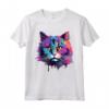Colorato Splash Art Ragamuffin, Faccia da gatto Maglietta - Ideale per Amanti dei Gatti - Acquista Online T-shirt Gatto Ragamuffin
