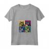 Donna Ragamuffin Cat Pop Art Design - Maglietta Colorata con Collo a V - Regalo per Amanti dei Gatti - Ideale per Natale o Compleanni
