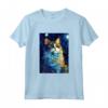 Ragamuffin Gatto Notte Stellata - Maglietta Carina per Amanti dei Gatti - Ideale per Natale o Compleanni