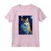 Ragamuffin Gatto Notte Stellata - Maglietta Carina per Amanti dei Gatti - Ideale per Natale o Compleanni
