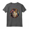 Ragamuffin - Maglietta con Design in Vetro Colorato - Devoto al Miglior Amico Felino