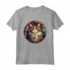 Ragamuffin - Maglietta con Design in Vetro Colorato - Devoto al Miglior Amico Felino