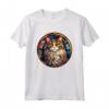 Ragamuffin - Maglietta con Design in Vetro Colorato - Devoto al Miglior Amico Felino
