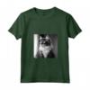 Fotografia Cinematografica in Bianco e Nero del Gatto Ragamuffin - Maglietta Amante dei Gatti per Compleanni, Natale e Feste - Collo a V
