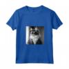 Fotografia Cinematografica in Bianco e Nero del Gatto Ragamuffin - Maglietta Amante dei Gatti per Compleanni, Natale e Feste - Collo a V