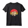 Ragamuffin - Gatto Tramonto Retrò Vintage Design Mamma Papà Bambini Maglietta - Regalo Unico per Amanti dei Gatti