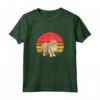 Ragamuffin - Gatto Tramonto Retrò Vintage Design Mamma Papà Bambini Maglietta - Regalo Unico per Amanti dei Gatti